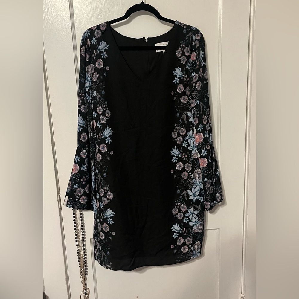 Black/flowered dress